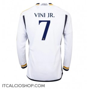 Real Madrid Vinicius Junior #7 Prima Maglia 2023-24 Manica Lunga